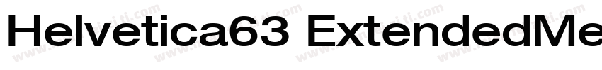Helvetica63 ExtendedMedium字体转换